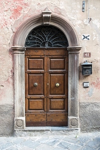 House entrance front door input range photo