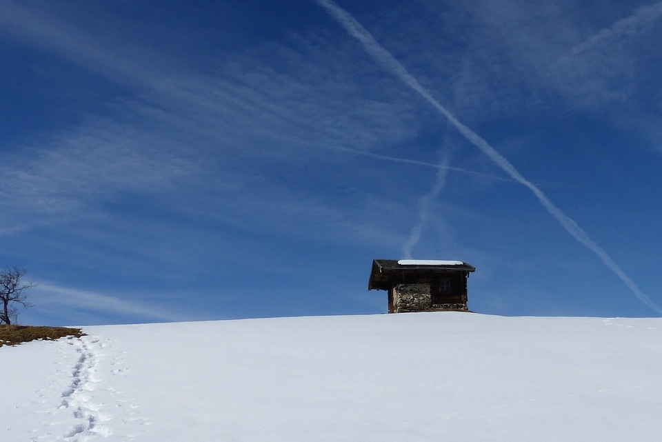 Snowfield winter snow