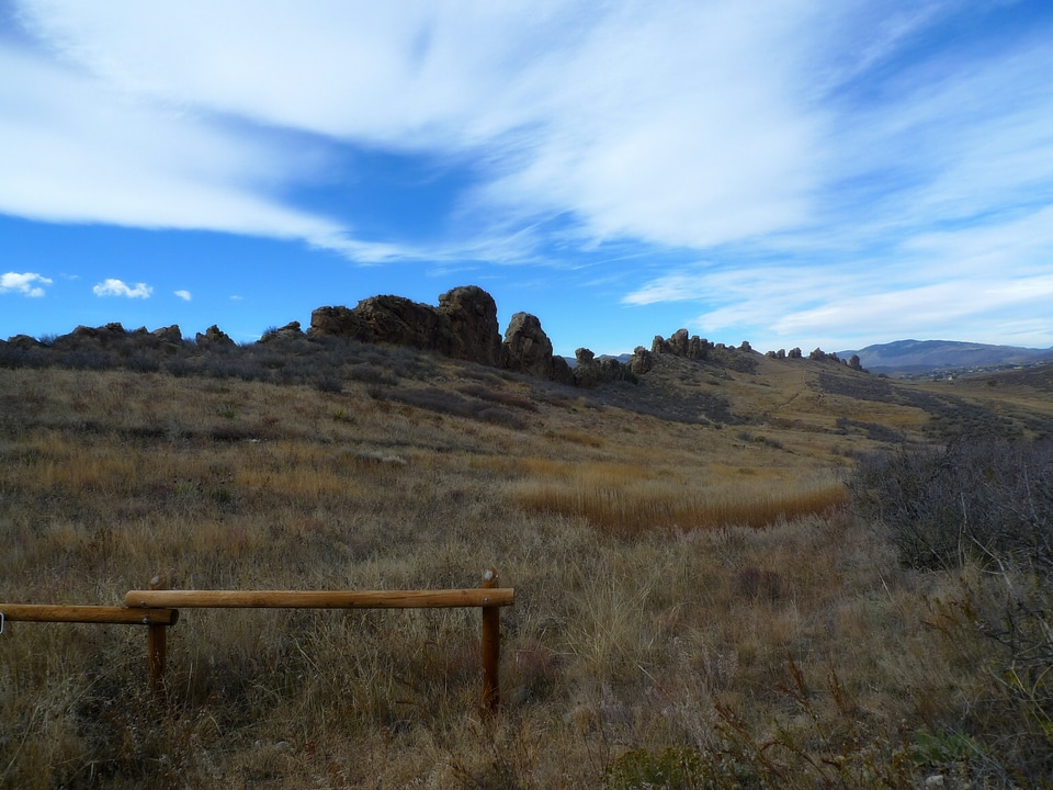 Landscape hike colorado mountains