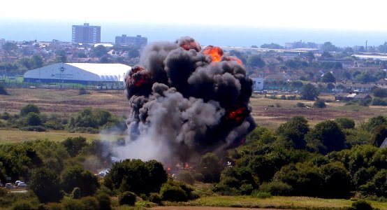 Shoreham Air Crash (Hawker Hunter Crash) photo