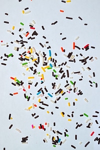 Colorful sweet food