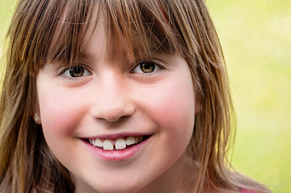 Face smile portrait