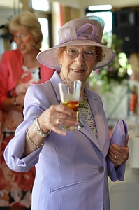 Wedding reception hat