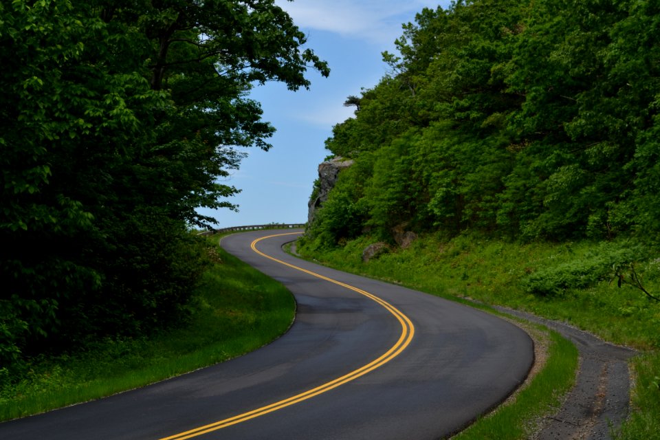 Always wondering what view will be around the next corner - Blue Ridge Parkway Milepost 9