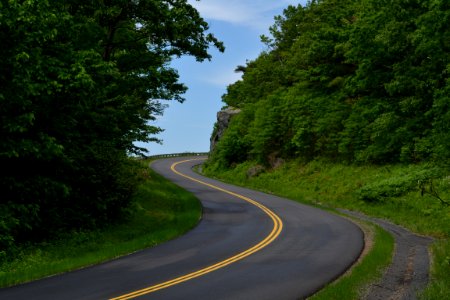 Always wondering what view will be around the next corner - Blue Ridge Parkway Milepost 9 photo