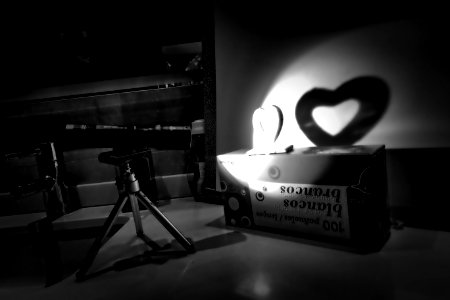 Metodo casero para fotografiar sombras