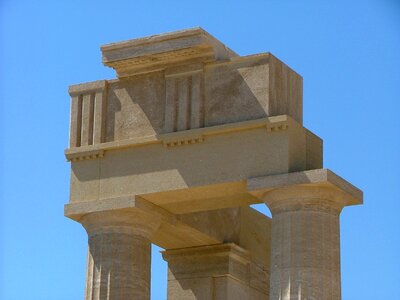 Ruin temple castle