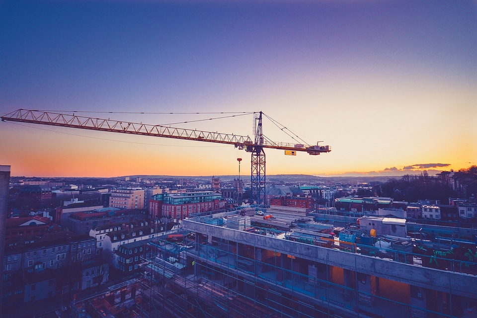 Architecture crane construction