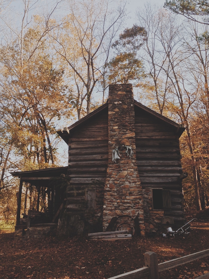 Wooden house rural photo