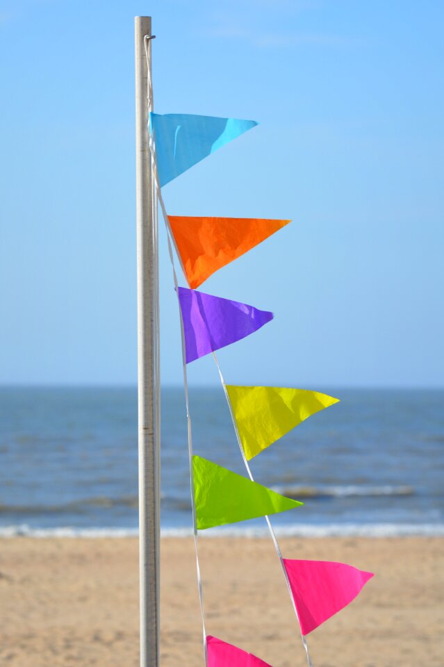 Summer blue sky relaxation