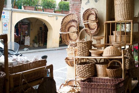 Market trade archway