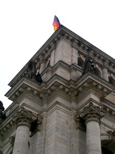 Building with flag