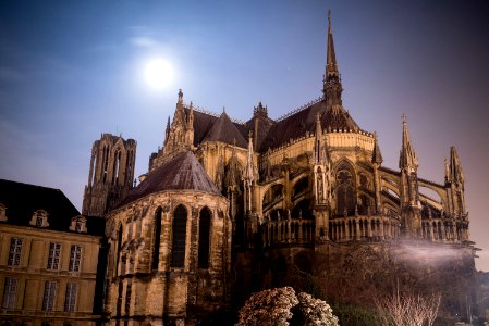 Long Exposure - Rheims Cathedral abse photo