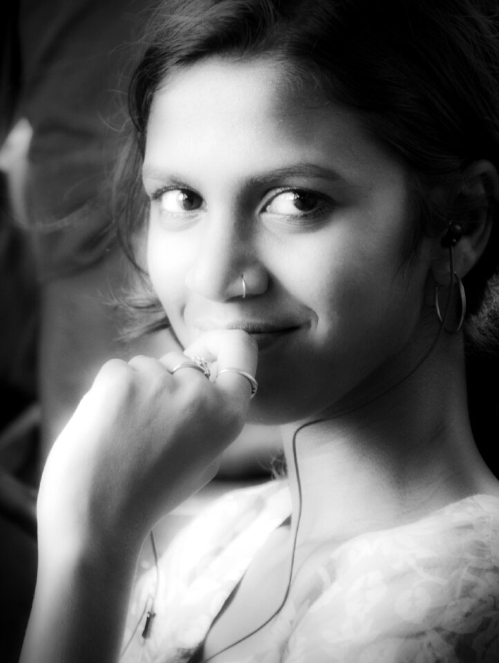 Smile innocence woman