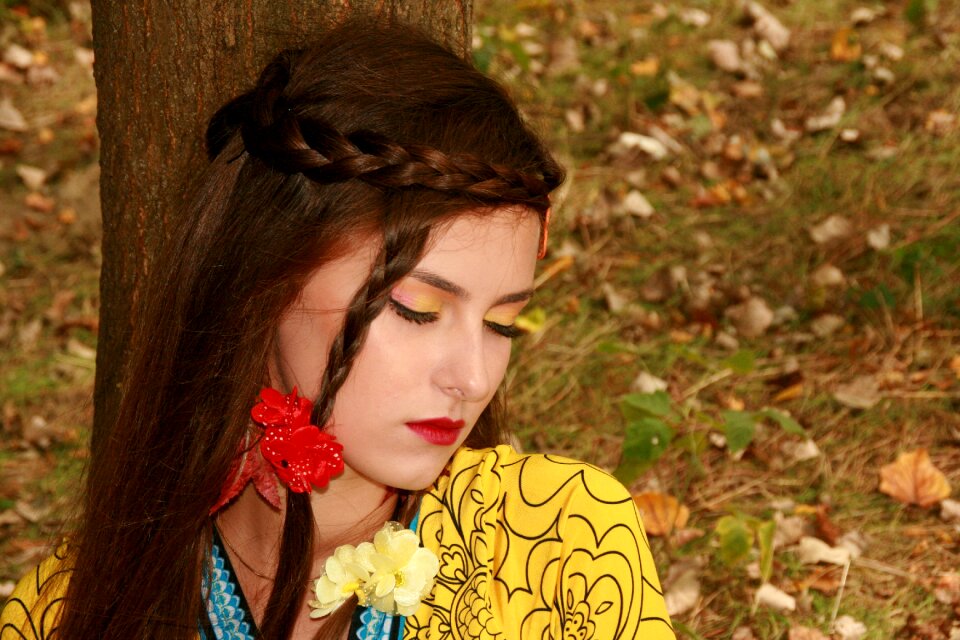 Portrait vegetation beauty