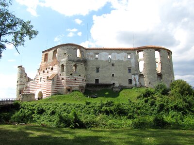 The ruins of the janowiec poland
