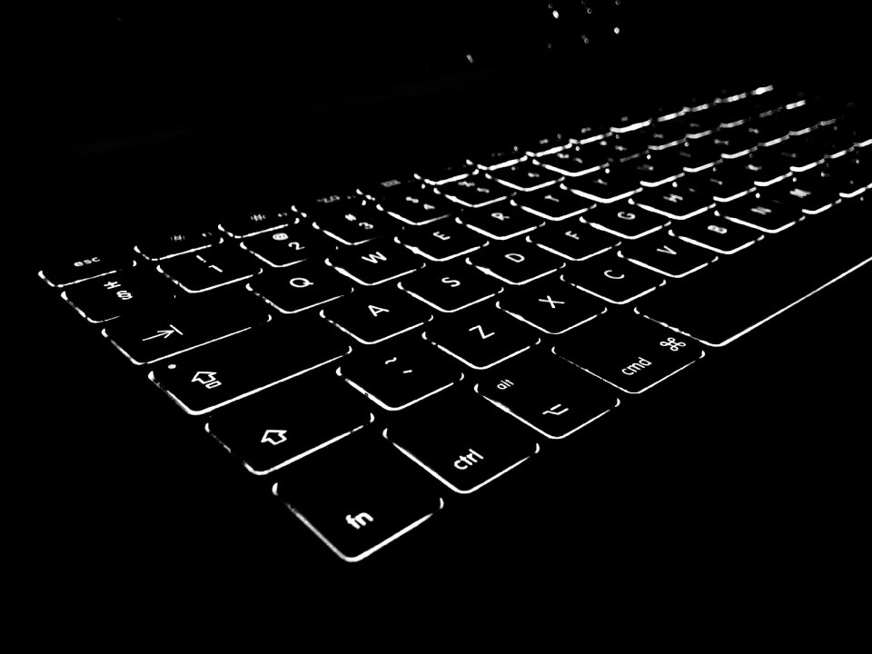 Backlight technology gray keyboard
