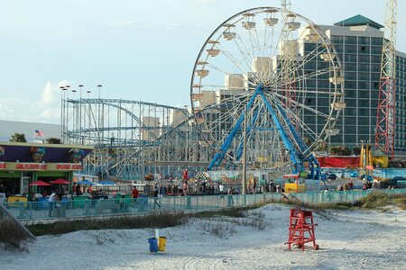 Beach boardwalk entertainment