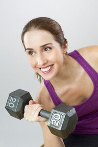 Sport girl training