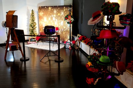 holiday Christmas corporate party photo booth shoot