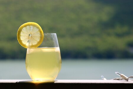 Glass cocktail juice photo
