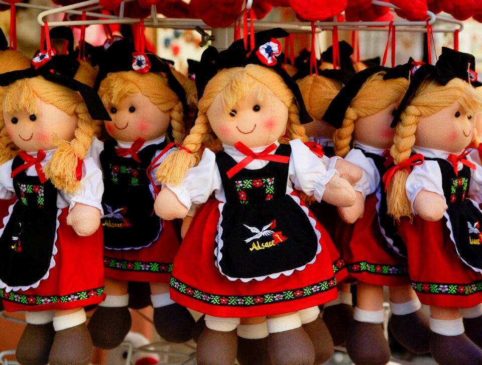 Traditional costume france alsace