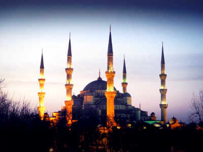 Blue Mosque Before Dawn