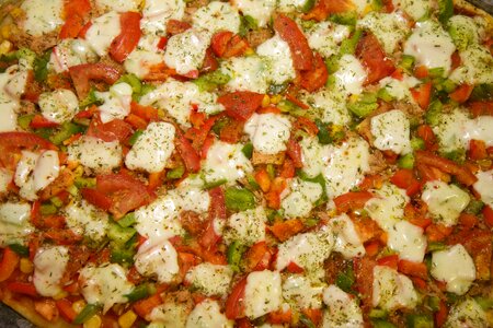 Italian pizza tomatoes