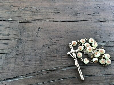 Catholicism wood crucifix