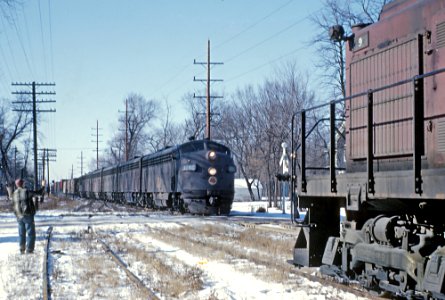 Roger Puta's Chase of a CGW Way Freight -- 7 Photos photo