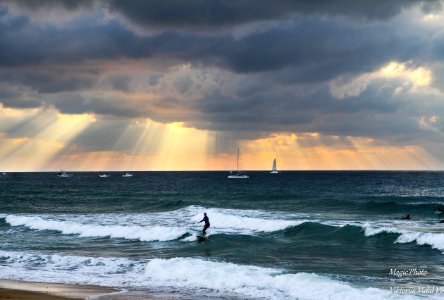 Jolie soirée à Soors-Hossegor, Les Landes,France