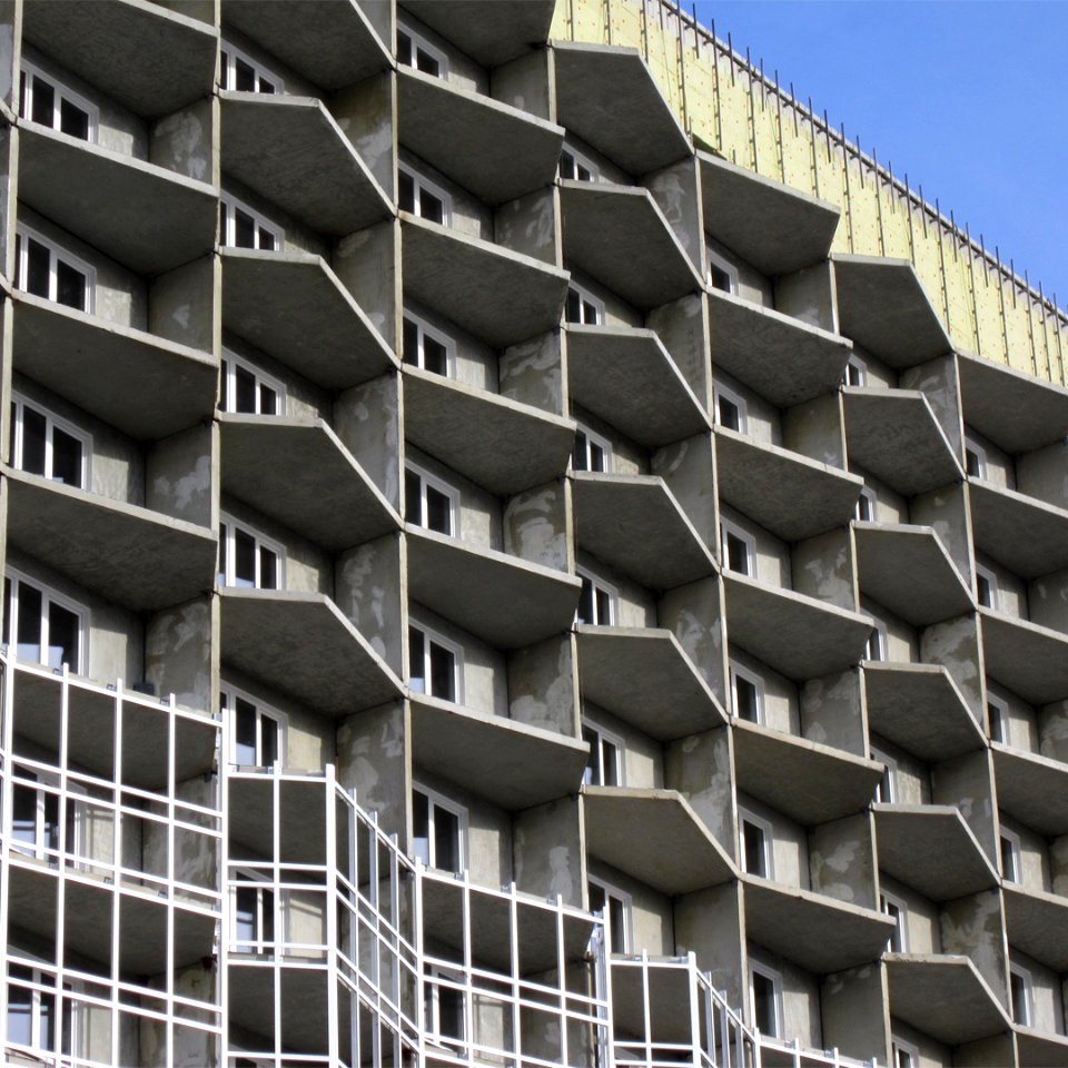 Concrete honeycombs