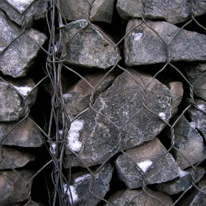 Garden made of stones