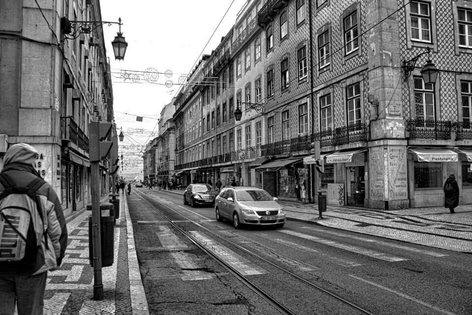 City car black and white