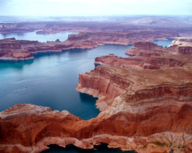 Lake Powell, located in southern Utah on the Colorado River.
