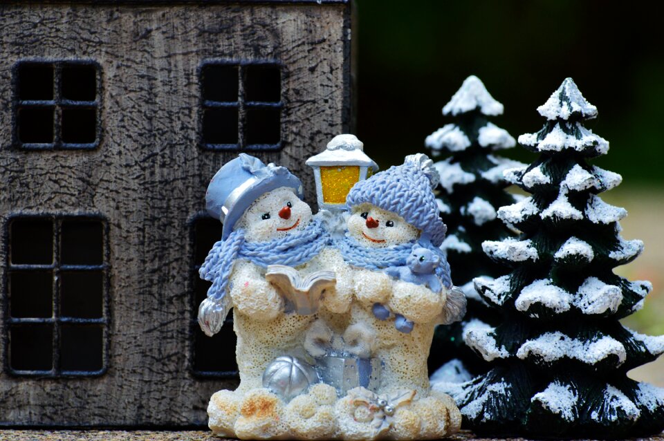 Snow snowmen wintry