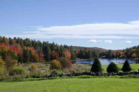 Autumn berkshires landscape