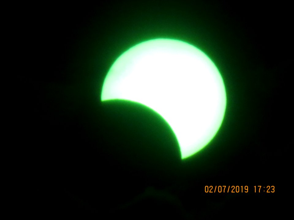 Eclipse Solar  2-7-2019 , taller glaucoart .