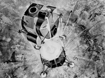 LM Ascent Stage Lift-off (1964)