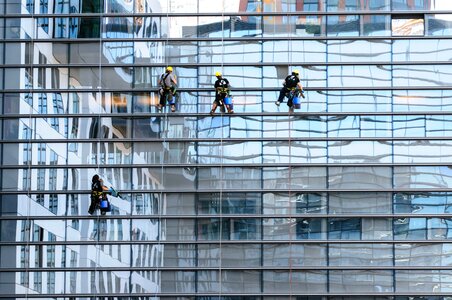 Window cleaning architecture workplace photo
