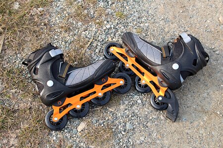 Inline skates recreational sports roller skates photo