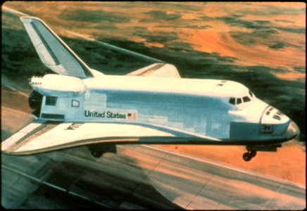 Space Shuttle Landing (concept art)