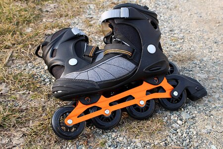 Inline skates recreational sports roller skates photo