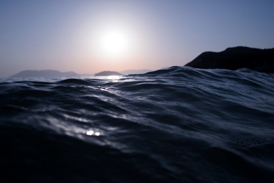 Surface sea ocean