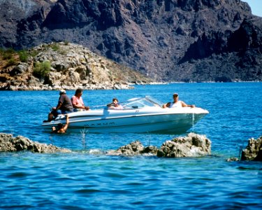 Fishing and boating on Lake Mead photo