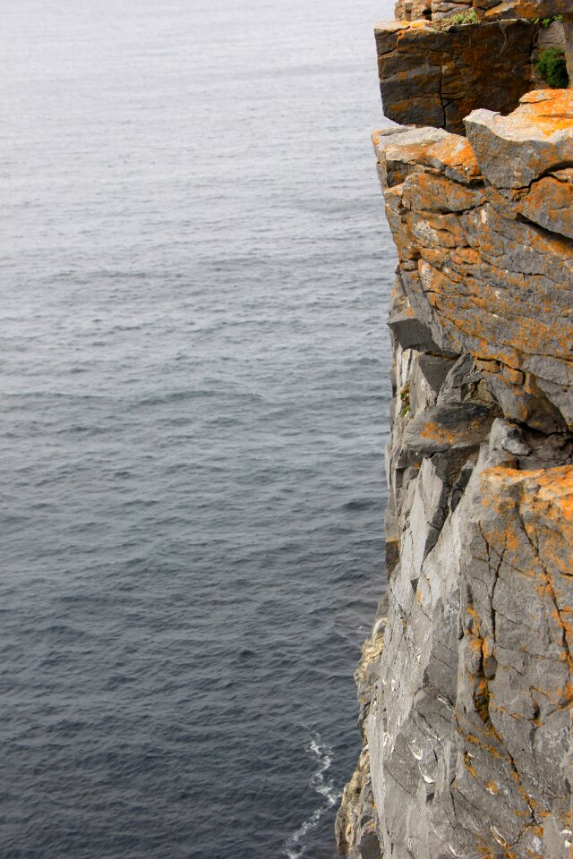Ocean landscape rock