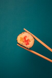 Chopsticks maki food