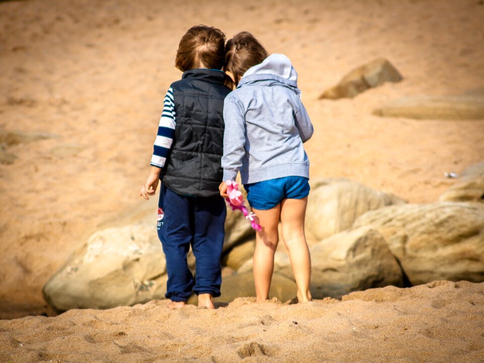 Friends children happiness
