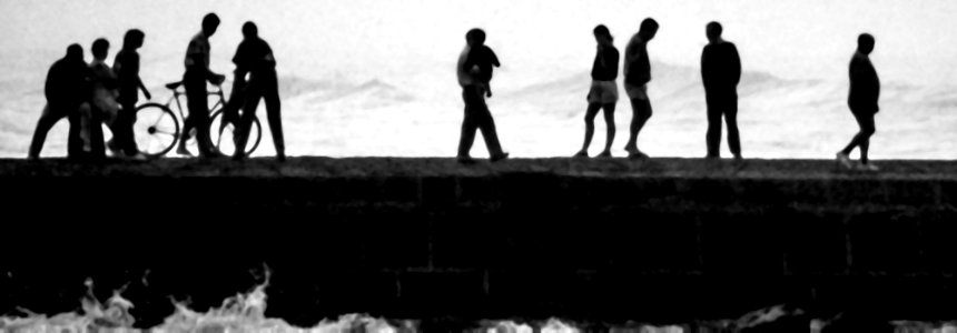 contrast ponton phare mer