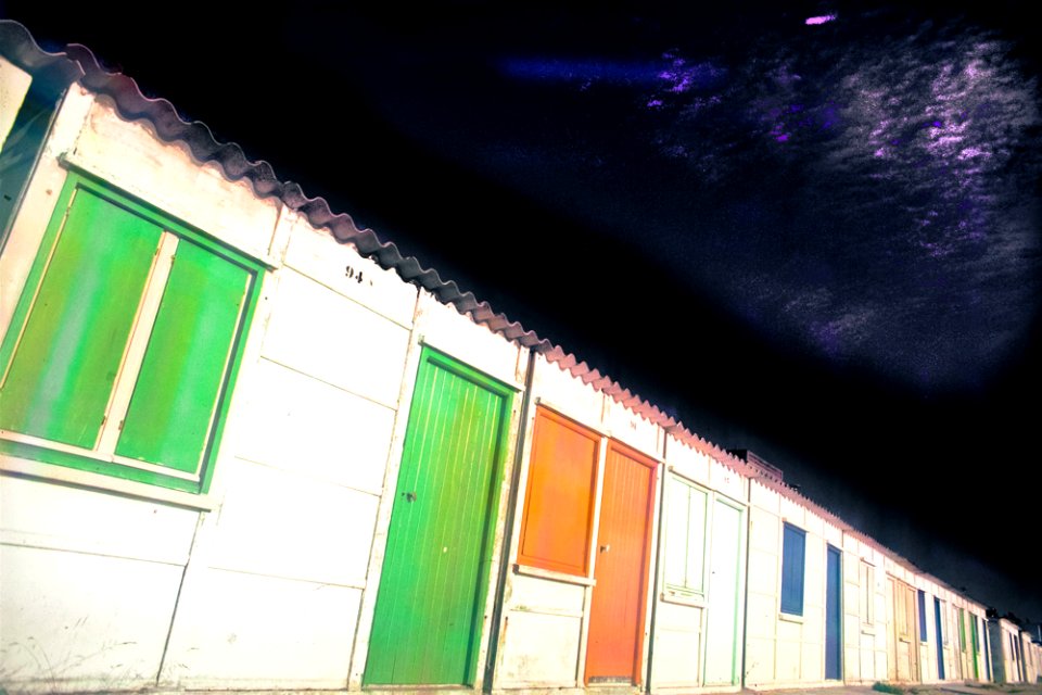 Cabanes de plage Normande